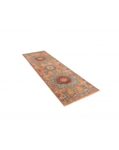 Tappeto Mamlouk Pakistan marrone azzurro 79x244