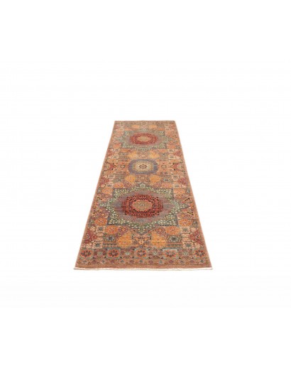 Tappeto Mamlouk Pakistan marrone azzurro 79x244