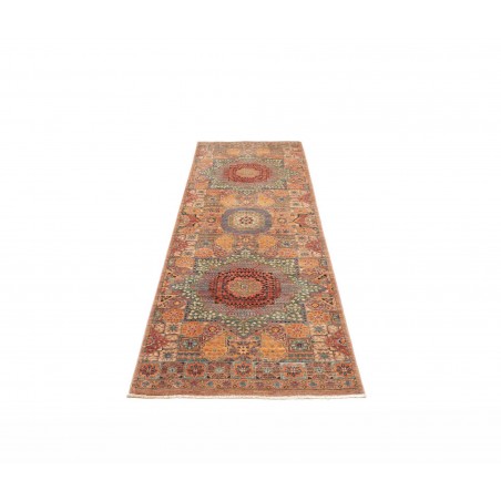 Tappeto Mamlouk Pakistan marrone azzurro 79x244