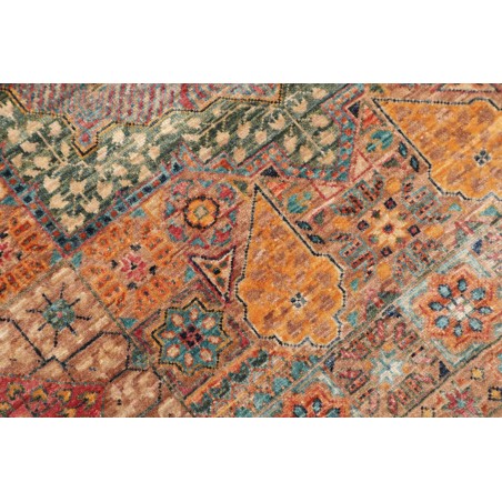 Tappeto Mamlouk Pakistan marrone azzurro 79x244
