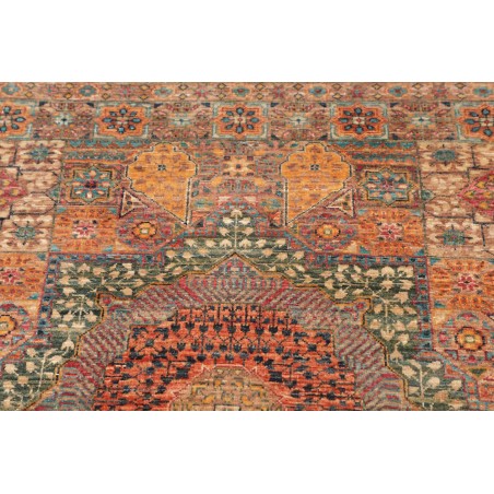 Tappeto Mamlouk Pakistan marrone azzurro 79x244