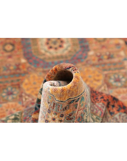 Tappeto Mamlouk Pakistan marrone azzurro 79x244