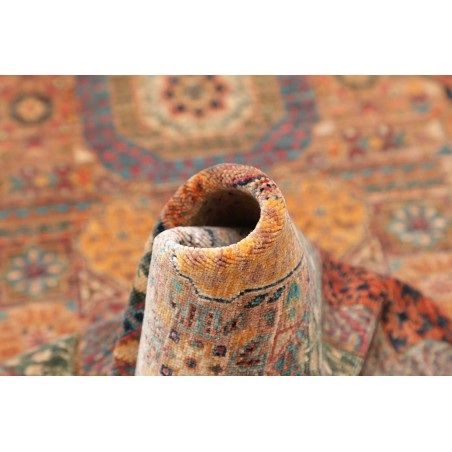 Tappeto Mamlouk Pakistan marrone azzurro 79x244