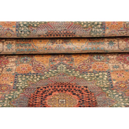Tappeto Mamlouk Pakistan marrone azzurro 79x244