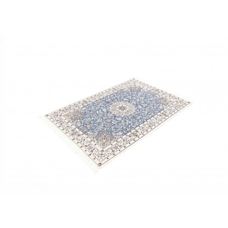 Tappeto Nain 9La Persia bianco azzurro 106x153
