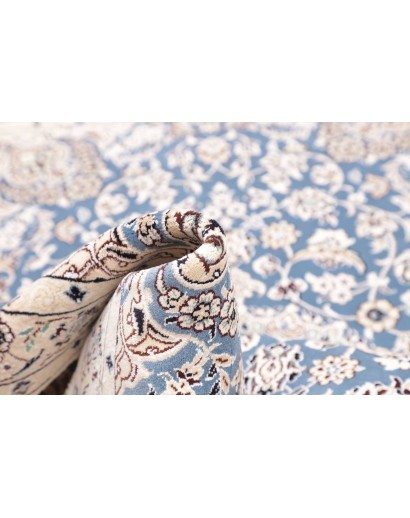 Tappeto Nain 9La Persia bianco azzurro 106x153