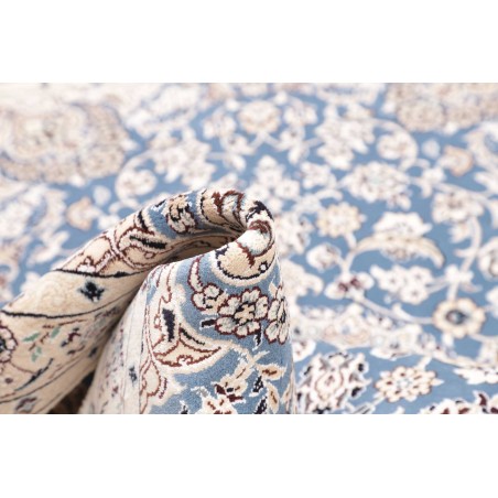 Tappeto Nain 9La Persia bianco azzurro 106x153