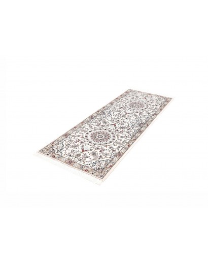 Tappeto Nain 9La Persia bianco azzurro 80x202