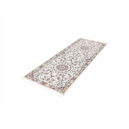 Tappeto Nain 9La Persia bianco azzurro 80x202