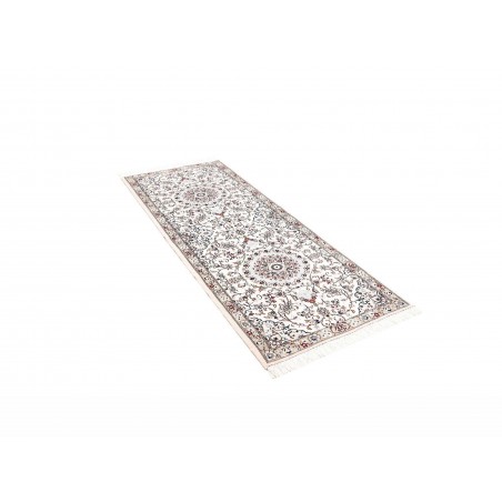 Tappeto Nain 9La Persia bianco azzurro 80x202