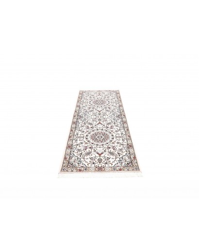 Tappeto Nain 9La Persia bianco azzurro 80x202