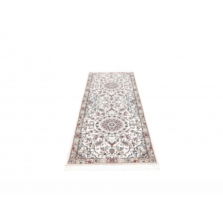 Tappeto Nain 9La Persia bianco azzurro 80x202