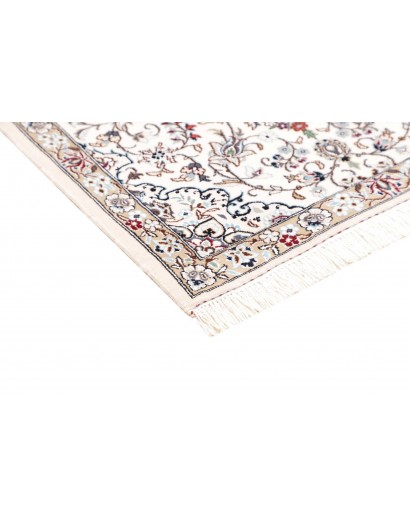 Tappeto Nain 9La Persia bianco azzurro 80x202