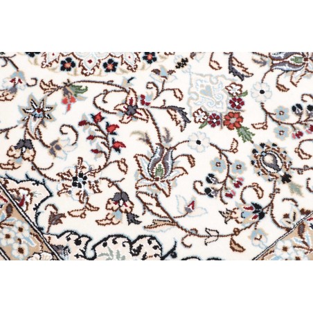 Tappeto Nain 9La Persia bianco azzurro 80x202