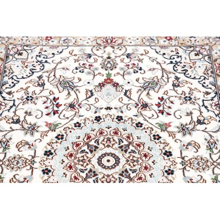 Tappeto Nain 9La Persia bianco azzurro 80x202
