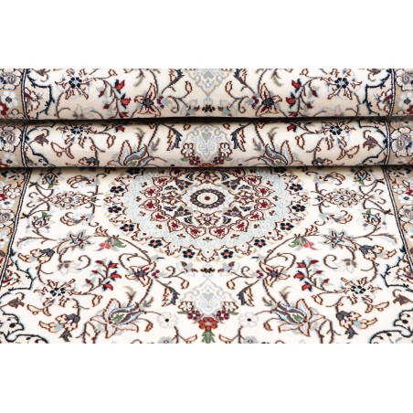 Tappeto Nain 9La Persia bianco azzurro 80x202