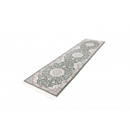 Tappeto Nain 9La Persia bianco azzurro 80x303
