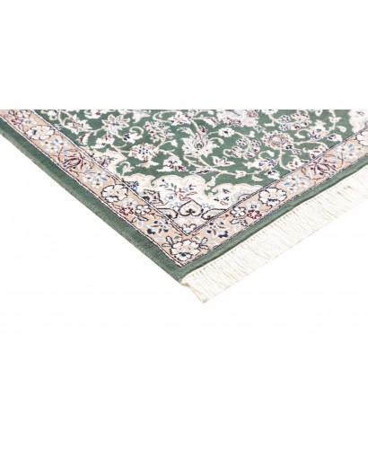 Tappeto Nain 9La Persia bianco azzurro 80x303