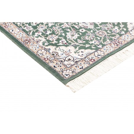 Tappeto Nain 9La Persia bianco azzurro 80x303