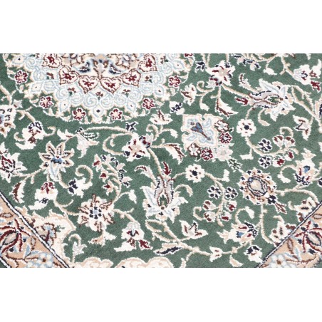Tappeto Nain 9La Persia bianco azzurro 80x303