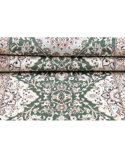 Tappeto Nain 9La Persia bianco azzurro 80x303