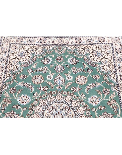 Tappeto Nain 9La Persia bianco verde 81x127