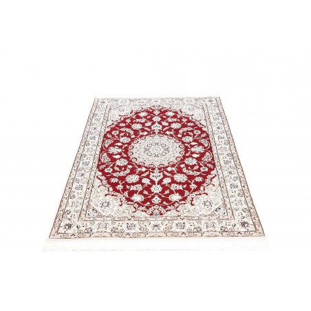 Tappeto Nain 9La Persia bianco marrone 102x148