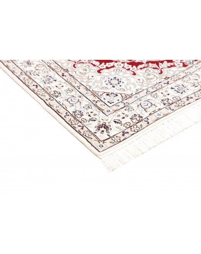 Tappeto Nain 9La Persia bianco marrone 102x148