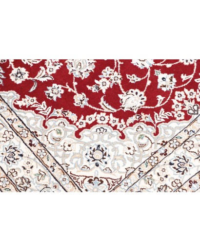 Tappeto Nain 9La Persia bianco marrone 102x148