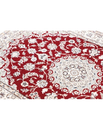 Tappeto Nain 9La Persia bianco marrone 102x148