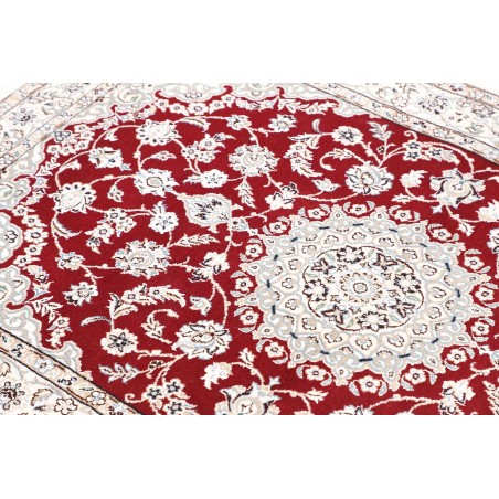 Tappeto Nain 9La Persia bianco marrone 102x148