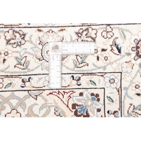 Tappeto Nain 9La Persia bianco marrone 102x148