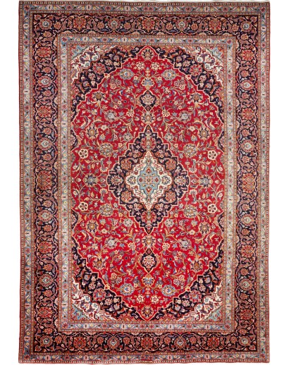 Tappeto Ardakan Persia marrone blu 227x334