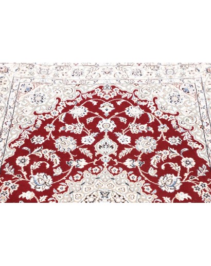 Tappeto Nain 9La Persia bianco grigio 98x155
