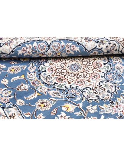 Tappeto Nain 9La Persia azzurro blu 104x157