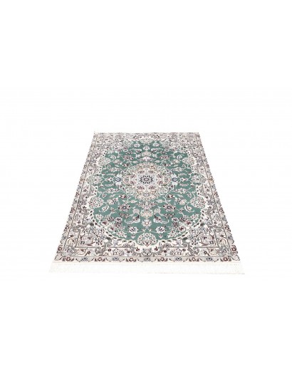 Tappeto Nain 9La Persia bianco grigio 102x151