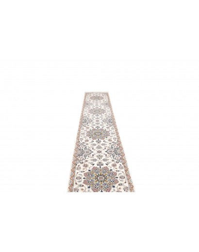 Tappeto Nain 9La Persia bianco grigio 69x386