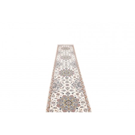 Tappeto Nain 9La Persia bianco grigio 69x386