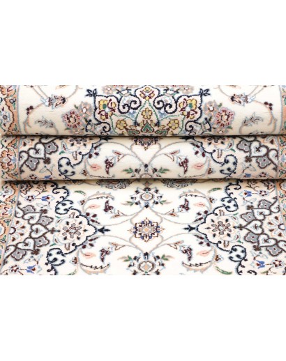 Tappeto Nain 9La Persia bianco grigio 69x386