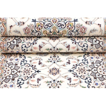 Tappeto Nain 9La Persia bianco grigio 69x386
