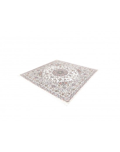 Tappeto Nain 9La Persia bianco azzurro 202x200