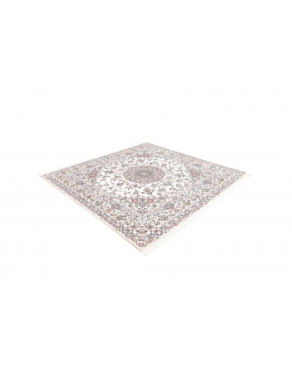 Tappeto Nain 9La Persia bianco azzurro 202x200