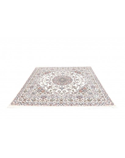 Tappeto Nain 9La Persia bianco azzurro 202x200