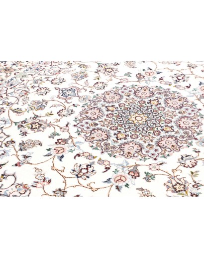 Tappeto Nain 9La Persia bianco azzurro 202x200