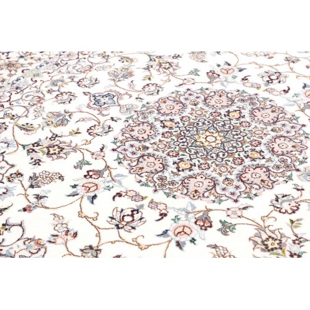 Tappeto Nain 9La Persia bianco azzurro 202x200