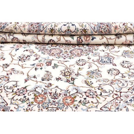 Tappeto Nain 9La Persia bianco azzurro 202x200