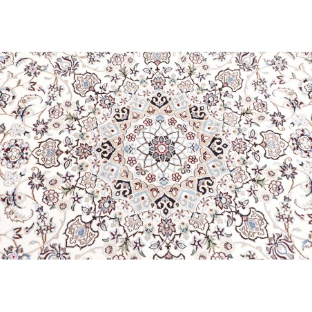 Tappeto Nain 9La Persia bianco grigio 200x200