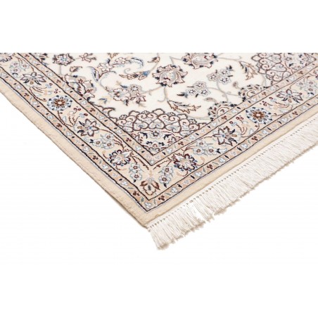 Tappeto Nain 9La Persia bianco grigio 85x313