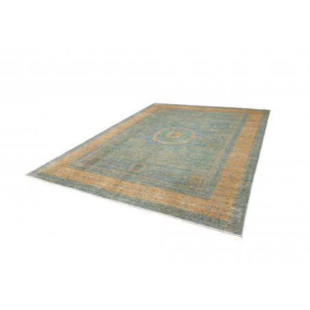 Tappeto Mamlouk Pakistan verde azzurro 273x352