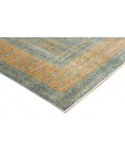 Tappeto Mamlouk Pakistan verde azzurro 273x352
